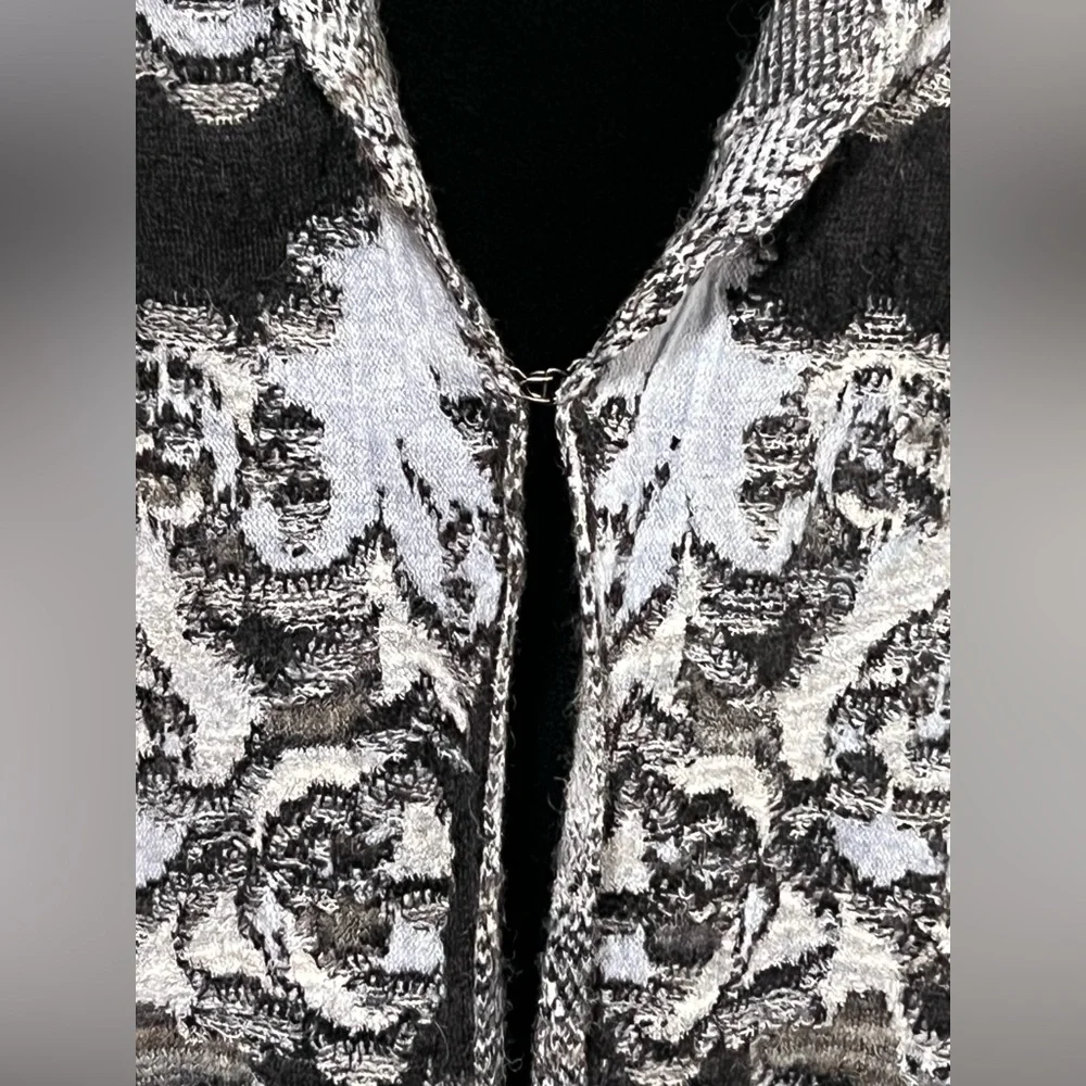 FREE PEOPLE After The Storm Long Knit Hooded Cardigan - M - Picture 5 of 9